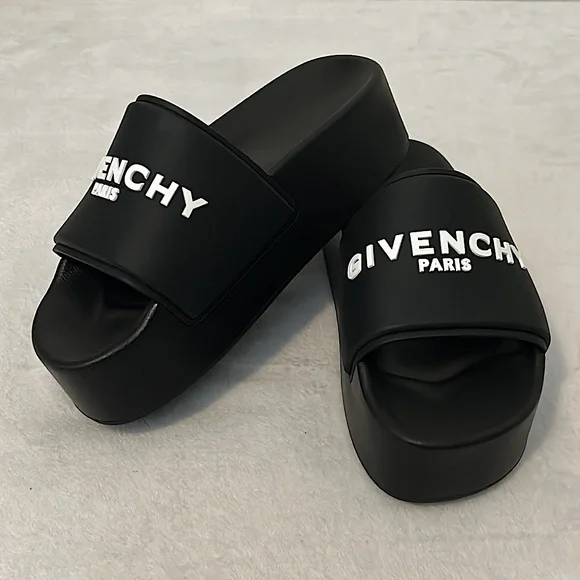 Givenchy | Shoes | Givenchy Platform Slides Sandals Black W  display picture 2
